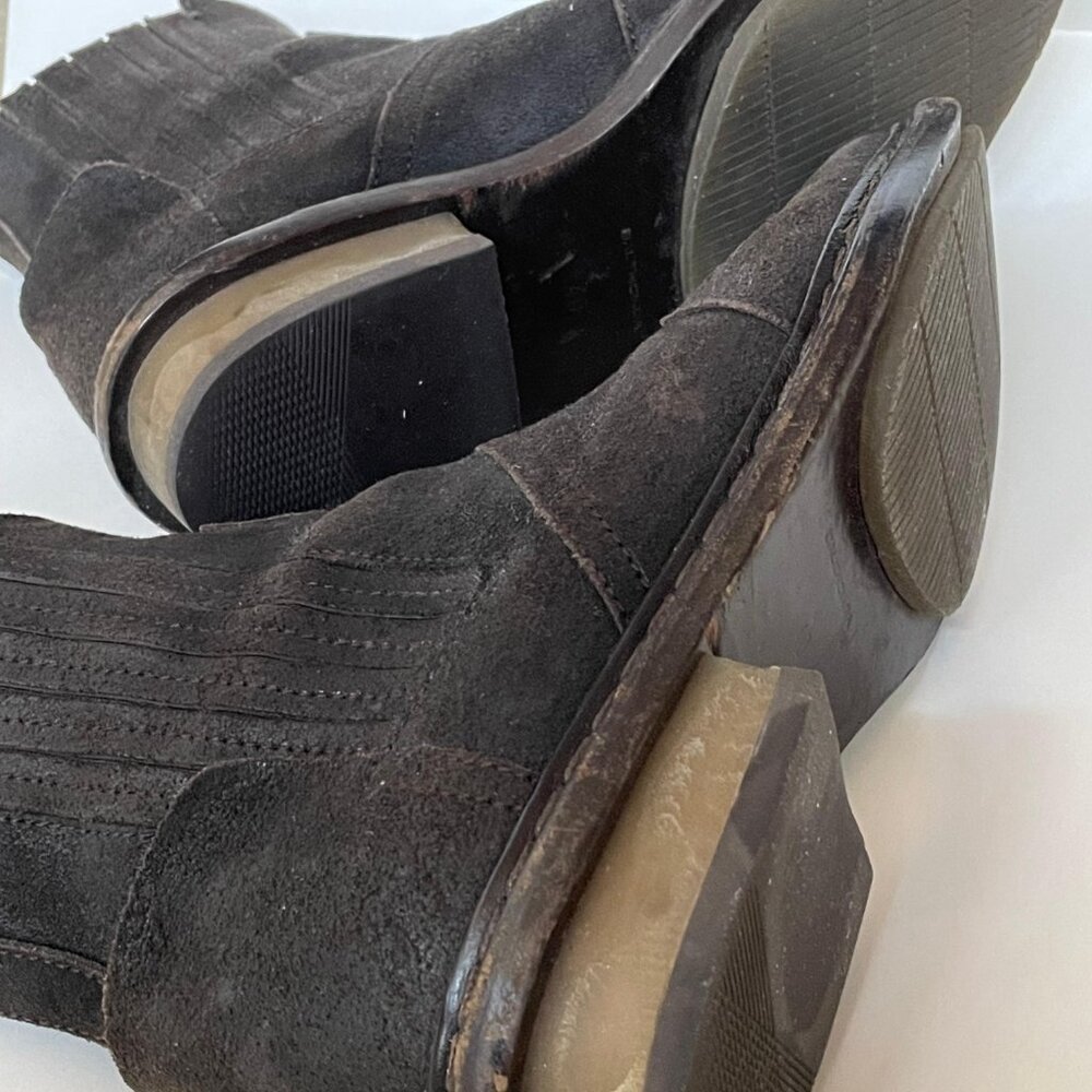 BALENCIAGA - Vintage Black Leather Chelsea Boots sz 40 US 9 - Picture 7 of 10